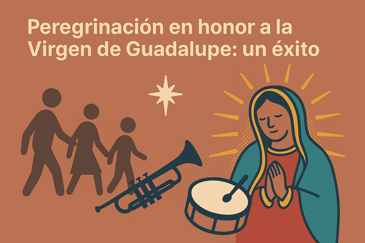 🙏 Peregrinación en honor a la Virgen de Guadalupe: una muestra de fe y unidad